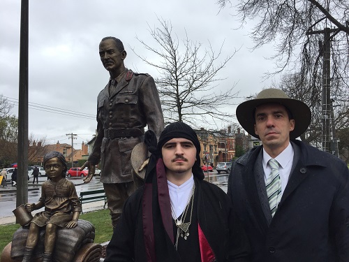 Unveiling of the George Treloar Memorial in Ballarat
